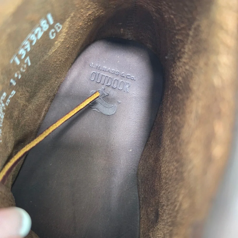 VTG G.H. Bass Outdoor Chukka Boots Brown Leather Moc Toe Mens 7 M Excellent